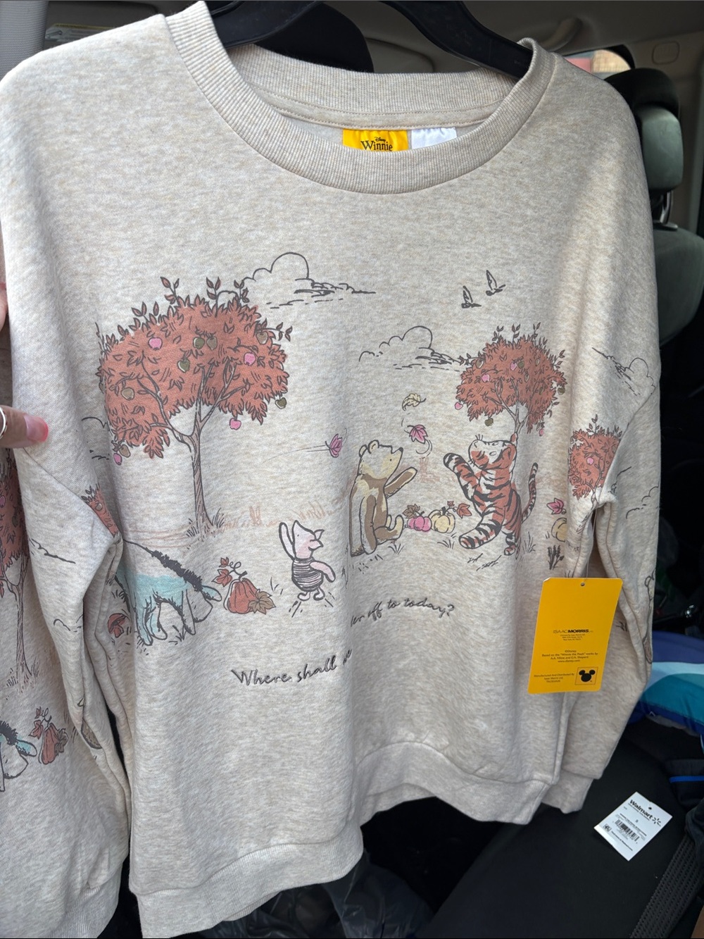 Beige Sweatshirt - Pooh & Friends Graphic